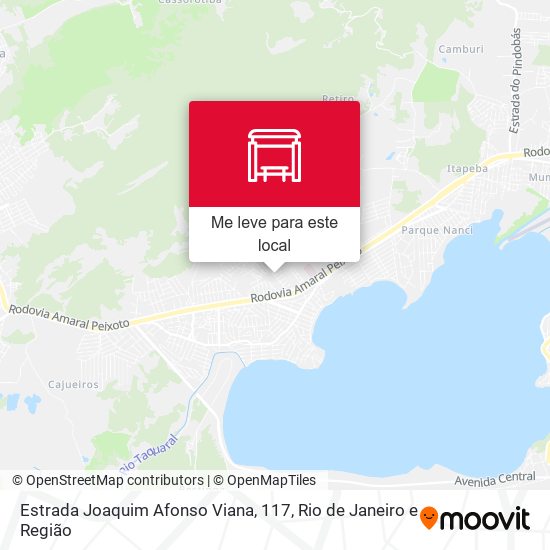 Estrada Joaquim Afonso Viana, 117 mapa