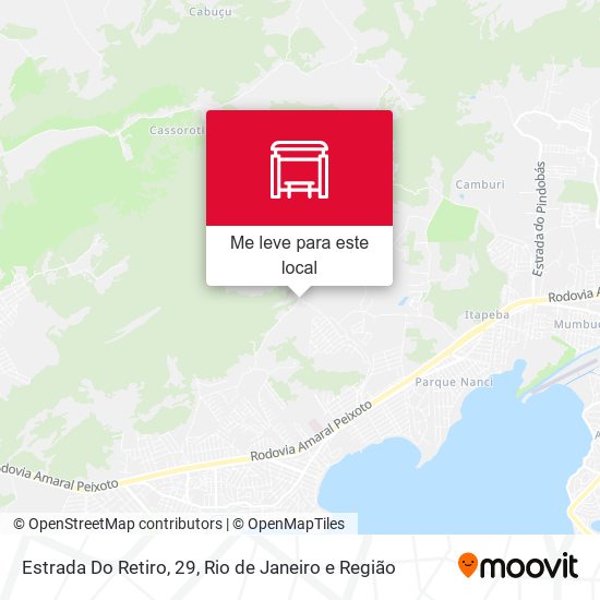 Estrada Do Retiro, 29 mapa