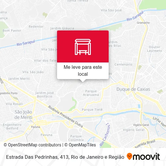 Estrada Das Pedrinhas, 413 mapa