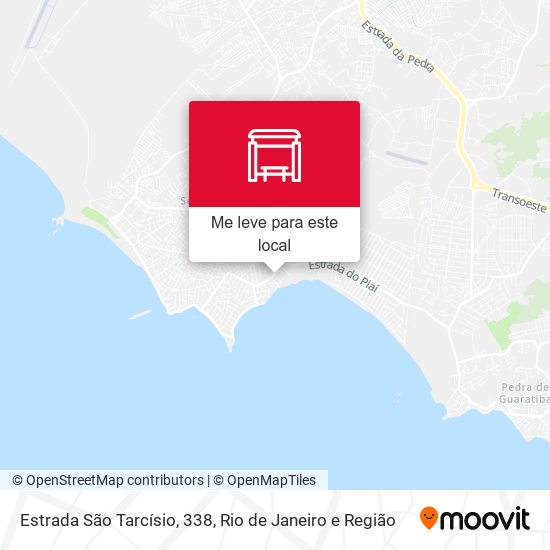 Estrada São Tarcísio, 338 mapa