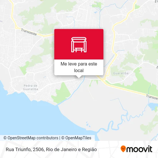 Rua Triunfo, 2506 mapa
