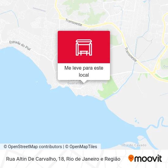 Rua Altin De Carvalho, 18 mapa