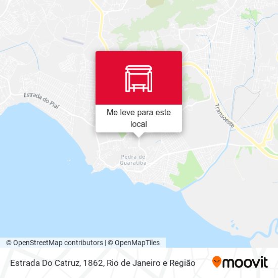 Estrada Do Catruz, 1862 mapa