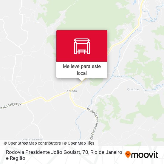 Rodovia Presidente João Goulart, 70 mapa