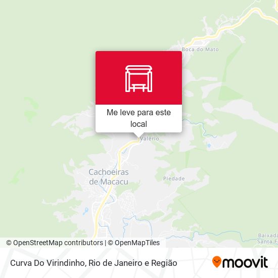Curva Do Virindinho mapa