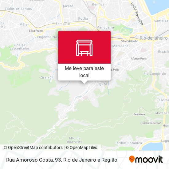 Rua Amoroso Costa, 93 mapa