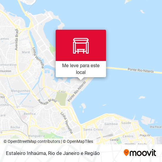 Estaleiro Inhaúma mapa
