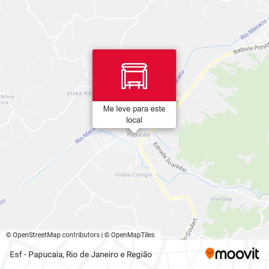 Esf - Papucaia mapa