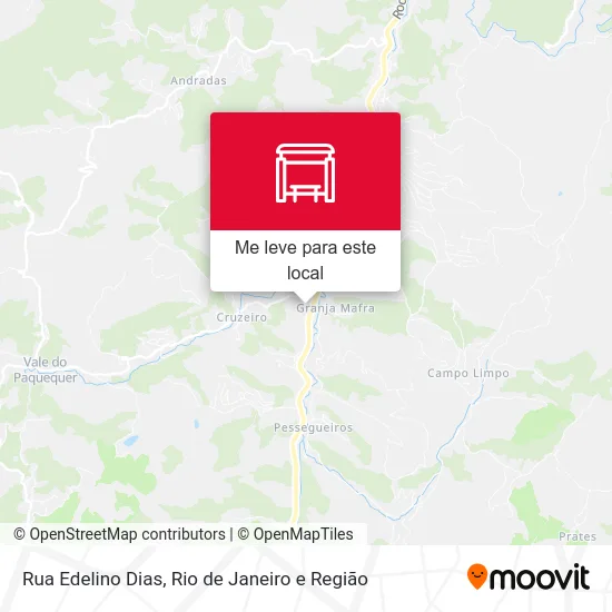 Rua Edelino Dias mapa
