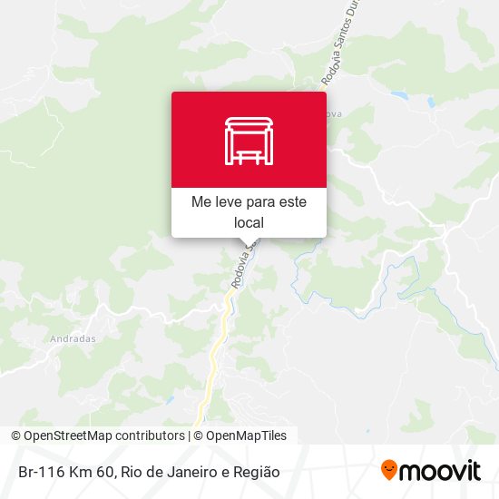 Br-116 Km 60 mapa