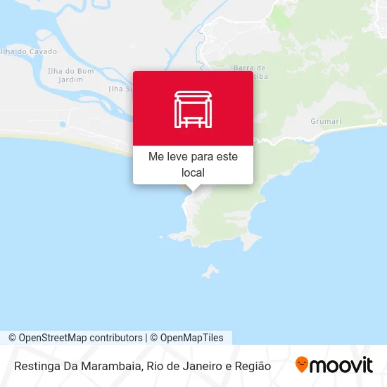 Restinga Da Marambaia mapa