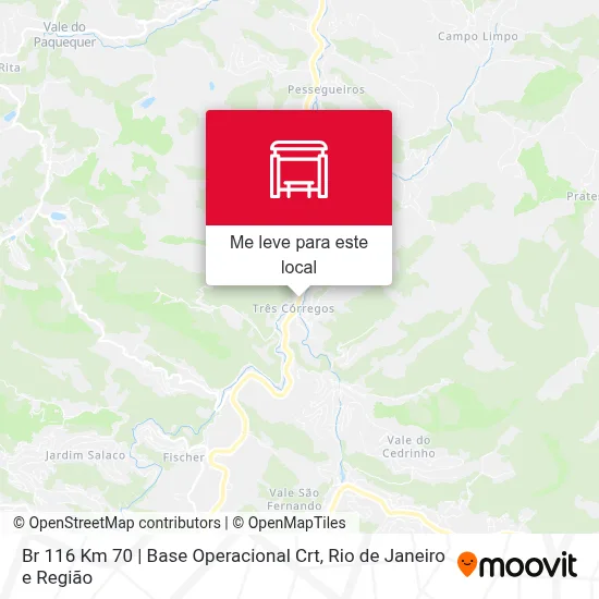 Br 116 Km 70 | Base Operacional Crt mapa