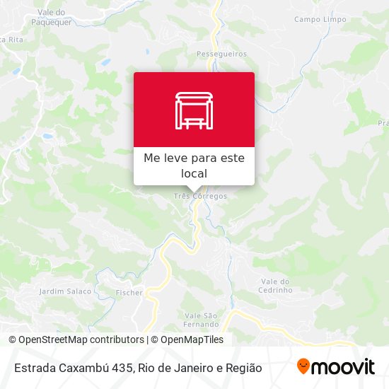 Estrada Caxambú 435 mapa