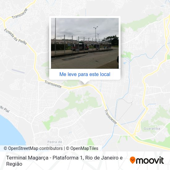 Terminal Magarça - Plataforma 1 mapa