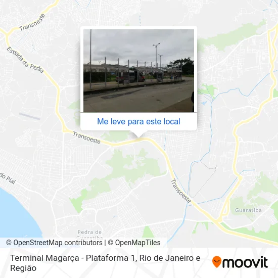 Terminal Magarça - Plataforma 1 mapa