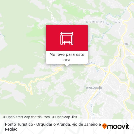 Ponto Turístico - Orquidário Aranda mapa