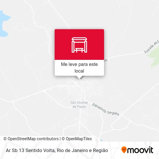 Ar  Sb 13 Sentido Volta mapa