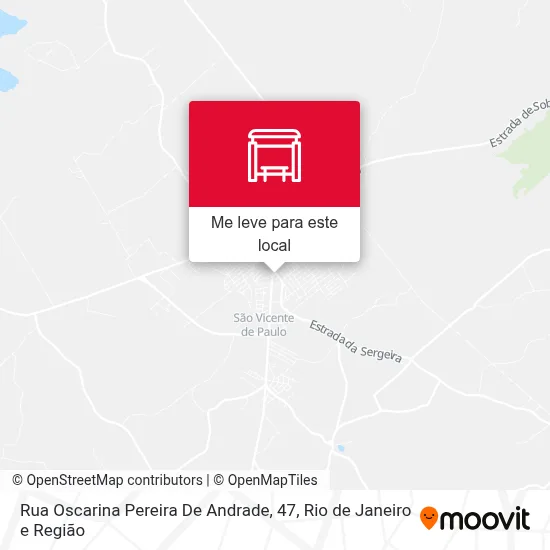 Rua Oscarina Pereira De Andrade, 47 mapa