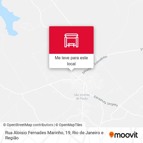 Rua Aloisio Fernades Marinho, 19 mapa