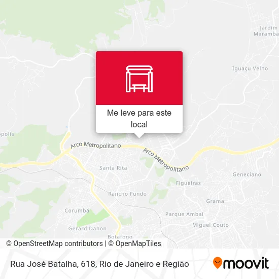 Rua José Batalha, 618 mapa