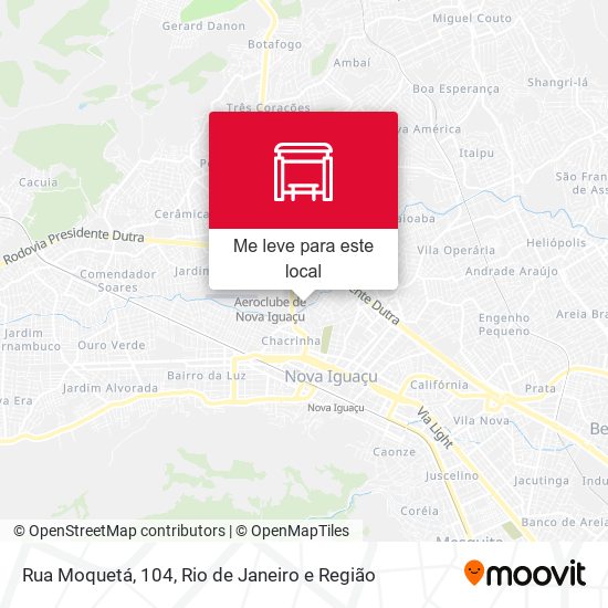 Rua Moquetá, 104 mapa