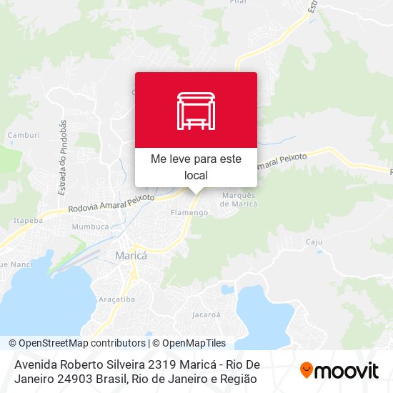 Avenida Roberto Silveira 2319 Maricá - Rio De Janeiro 24903 Brasil mapa
