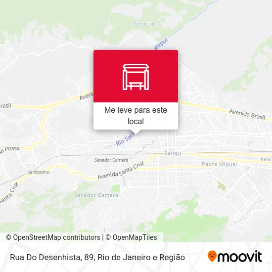 Rua Do Desenhista, 89 mapa