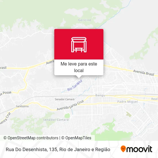 Rua Do Desenhista, 135 mapa