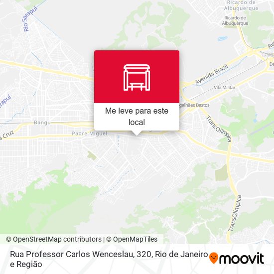Rua Professor Carlos Wenceslau, 320 mapa
