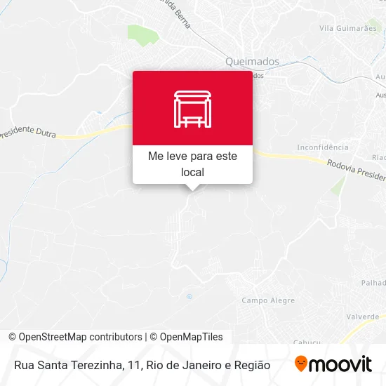Rua Santa Terezinha, 11 mapa
