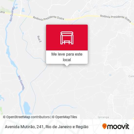 Avenida Mutirão, 241 mapa