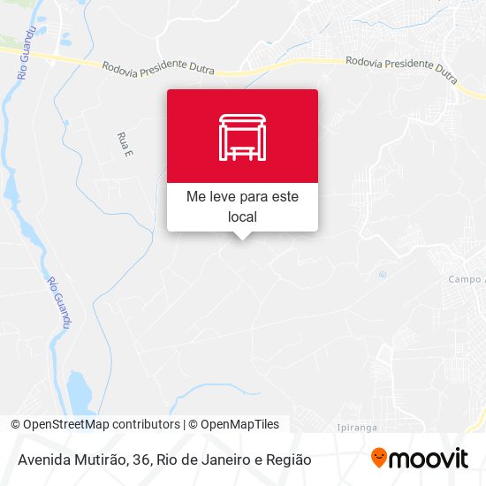 Avenida Mutirão, 36 mapa