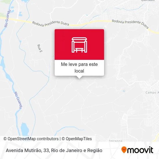 Avenida Mutirão, 33 mapa