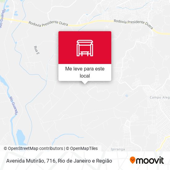 Avenida Mutirão, 716 mapa