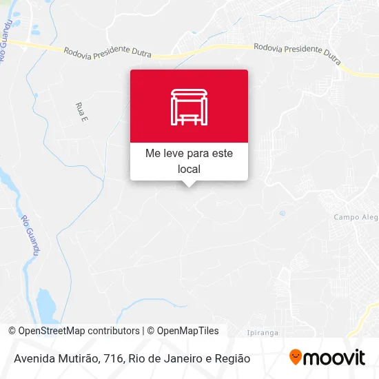 Avenida Mutirão, 716 mapa