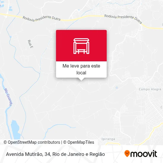 Avenida Mutirão, 34 mapa