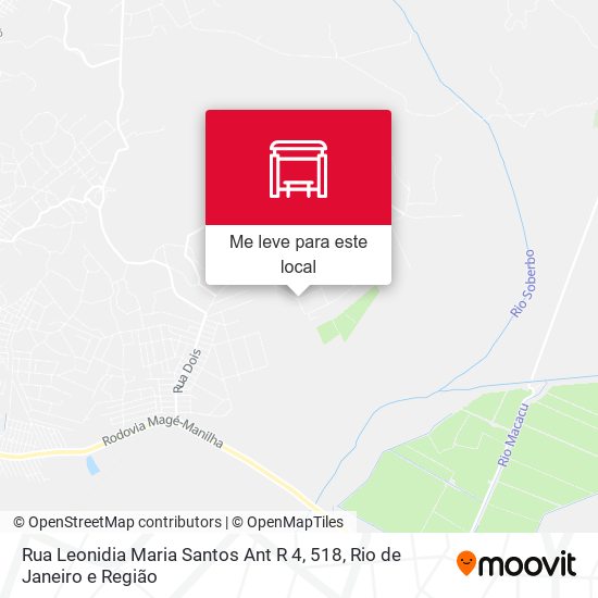 Rua Leonidia Maria Santos Ant R 4, 518 mapa