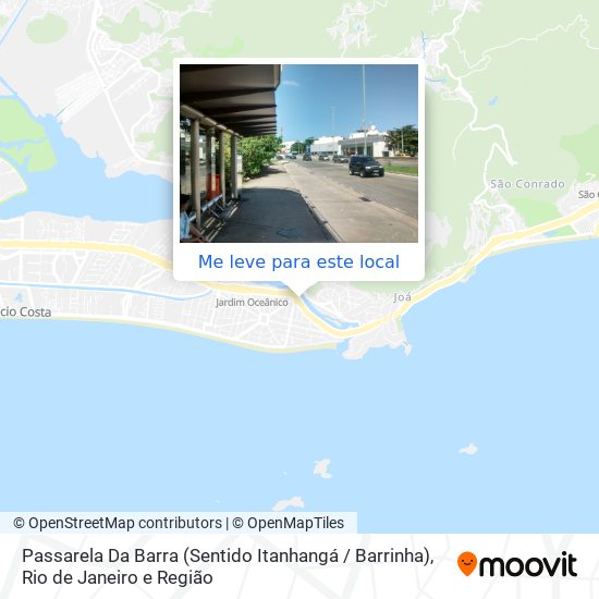 Passarela Da Barra (Sentido Itanhangá / Barrinha) mapa