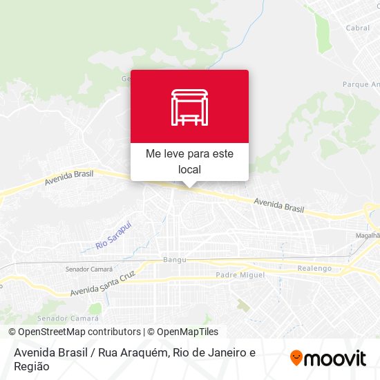 Avenida Brasil / Rua Araquém mapa