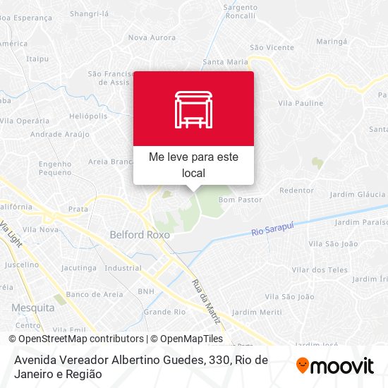 Avenida Vereador Albertino Guedes, 330 mapa