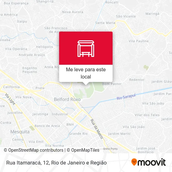 Rua Itamaracá, 12 mapa
