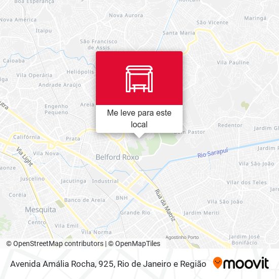 Avenida Amália Rocha, 925 mapa