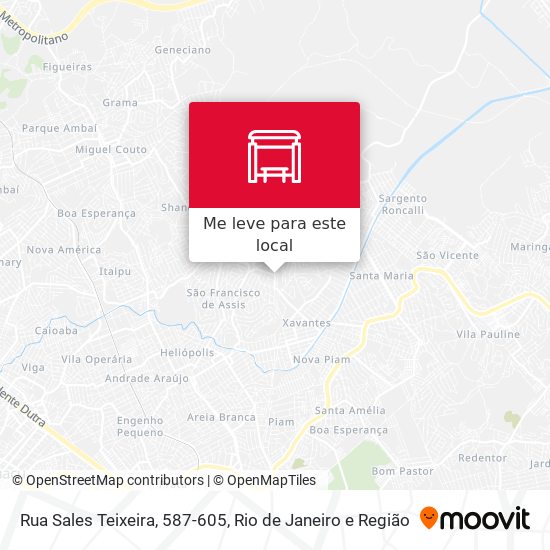 Rua Sales Teixeira, 587-605 mapa