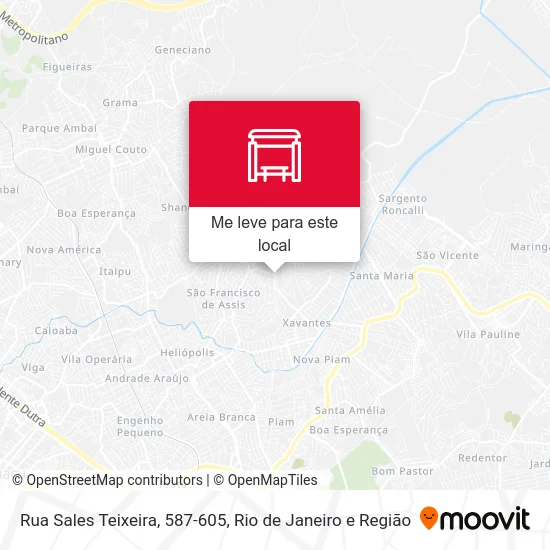 Rua Sales Teixeira, 587-605 mapa
