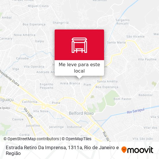 Estrada Retiro Da Imprensa, 1311a mapa