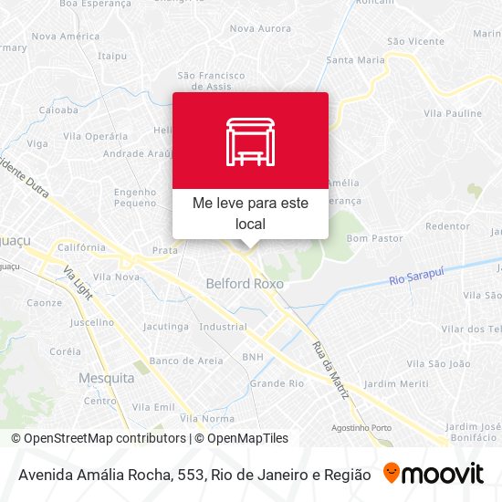 Avenida Amália Rocha, 553 mapa