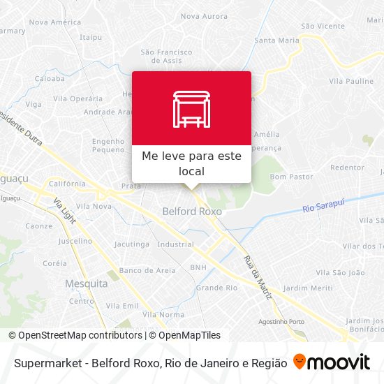 Supermarket - Belford Roxo mapa