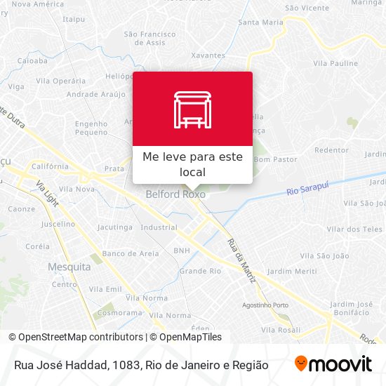 Rua José Haddad, 1083 mapa
