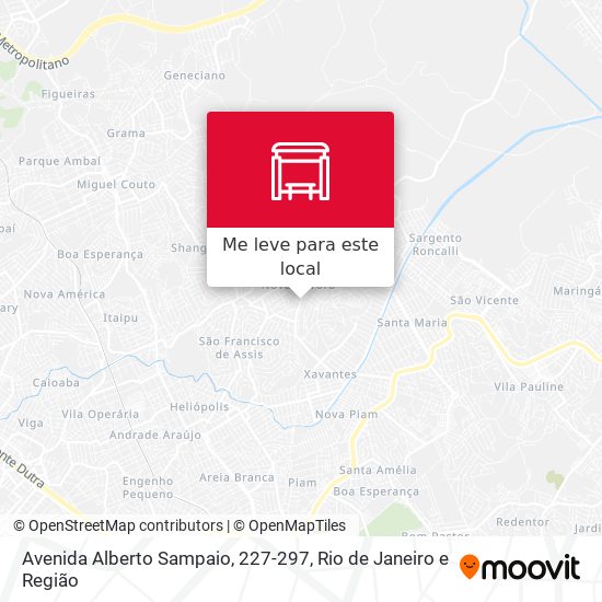 Avenida Alberto Sampaio, 227-297 mapa