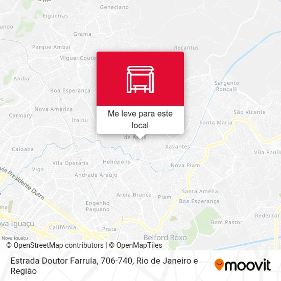 Estrada Doutor Farrula, 706-740 mapa